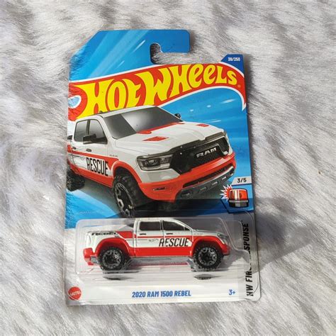 Buy Hotwheels Imported 2020 Ram 1500 Rebel Card Damaged - Car In Mint ...