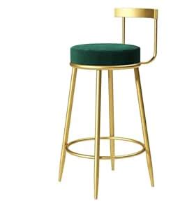 Lavish Craft Contemporary Gold Metal Leg Breakfast Kitchen Chairs ...