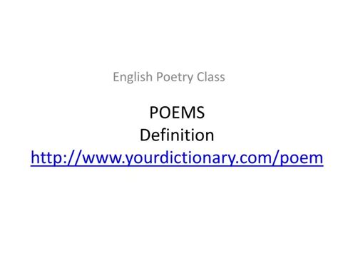 Image result for Definition Poems Examples