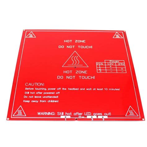 Buy Mk2B Heat Bed (Red) Online in India | Robocraze
