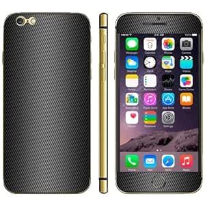 Generic Carbon Fiber Texture Mobile Phone Decal Stickers For Iphone 6 ...