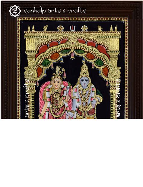 Andal Rangamannar Tanjore Painting – SANKALP ARTS & CRAFTS
