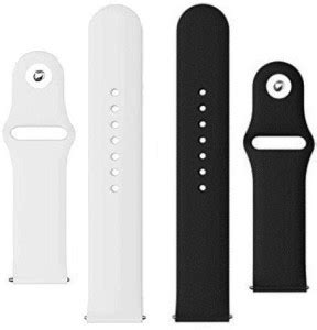 BLACK LOVIES 22 mm Soft Silicon Smartwatch Strap Compatible with Noice ...