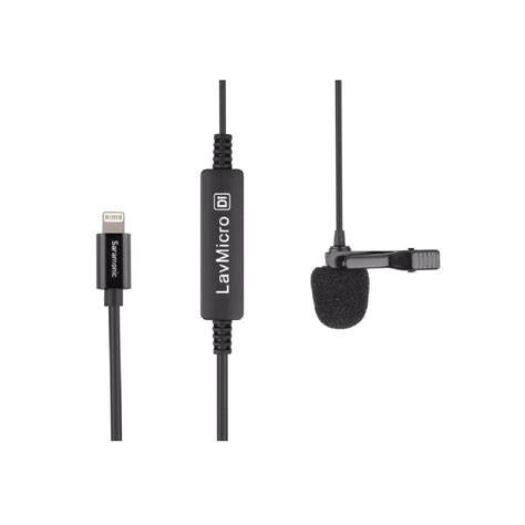 Saramonic LavMicro DI Broadcast Lavalier Microphone with Lightning ...