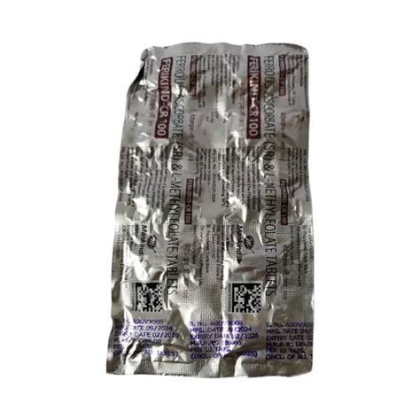 Buy Ferikind Cr 100mg Strip Of 10 Tablets Online & Save Up to 24% at ...