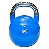 QAZXSW Premium Virgin Rubber Solid Cast Steel Kettlebell Weight ...