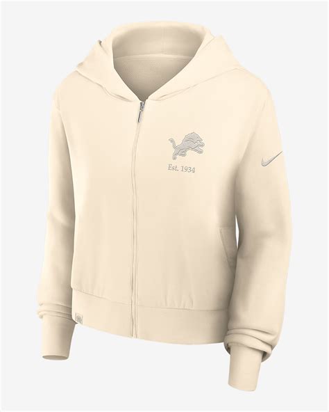 Detroit Lions Established Women's Nike NFL Full-Zip Hoodie. Nike.com