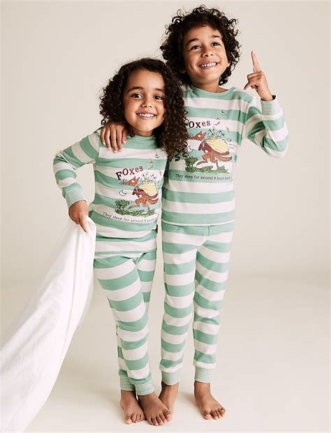 Buy Roald Dahl™ & NHM™ Fantastic Fox Pyjama Set at Marks & Spencer