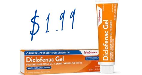 Walgreens Diclofenac Gel for $1.99 :: Southern Savers