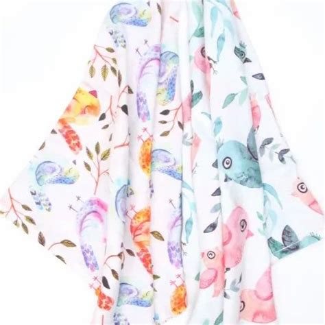 Baby Muslin swaddles - Printed Baby Muslin Wrap Exporter from Erode