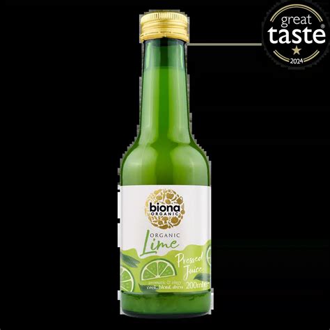 Biona Organic Lime Juice 200ml - Forest Whole Foods
