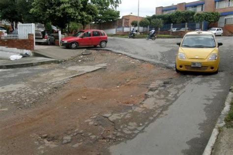 Estas son las vías más deterioradas de Floridablanca