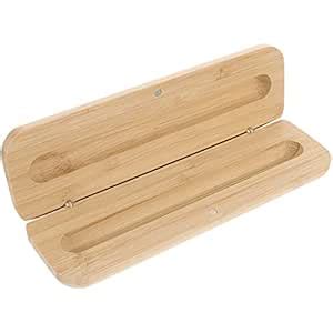 3nh® Bamboo Wood Pen Holder Wooden Ballpoint Pen Gift Case Display ...