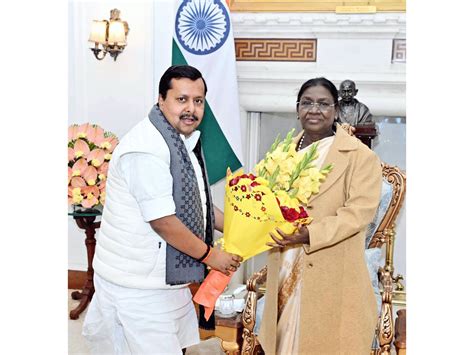 BJP National Working President Nitin Nabin pays courtesy visit to ...