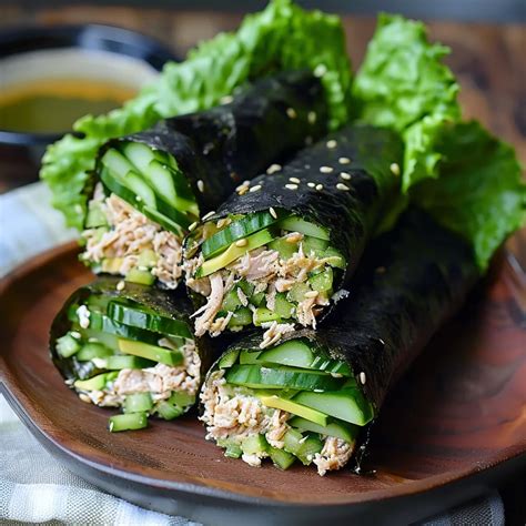 Delicious Paleo Nori Wraps with Tuna - My Homemade Recipe
