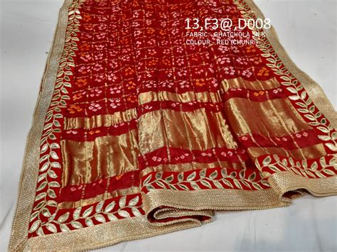 Rajasthani Traditional Bandhani Chunri Piliya Dupatta, OR, KC Gharchol ...