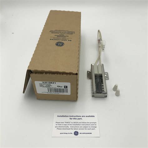 NEW GENUINE OEM GE Oven Igniter Glowbar Flat Ignitor WB13K21 AP2020569 PS231280 | eBay