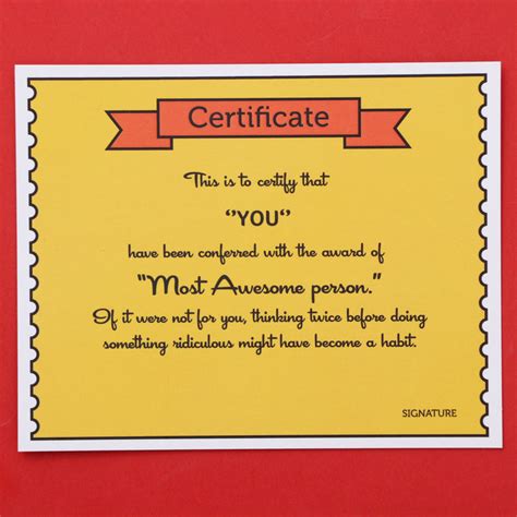 Little Somethings Certificate | Best Birthday, Anniversary, Courtship ...