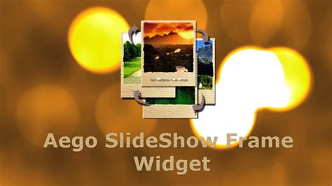 Aego SlideShow Frame Widget - YouTube