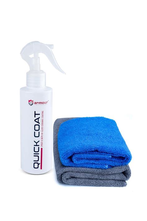 Armour Quick Coat Spray Ceramic Coating for Car - DIY Hydrophobic Spray ...