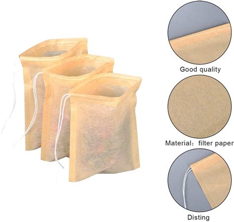 Disposable Unbleached Natural Empty Tea Bags
