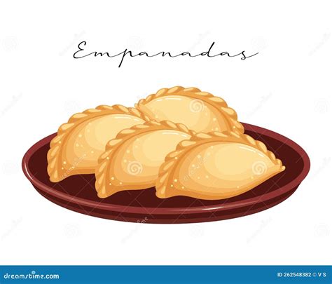Fried Meat Pies, Empanadas on a Clay Plate, Latin American Cuisine ...