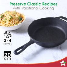 Buy Forza Cast Iron Fry Pan 20Cm Online At Best Price – Wonderchef