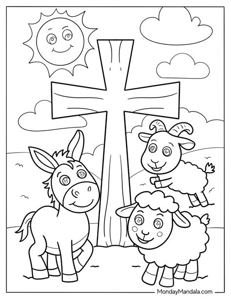 Kids Cross Coloring Page Free Printable Cross Coloring Pages For Kids