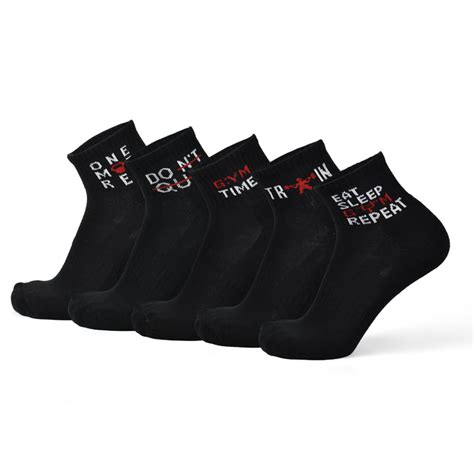 Gym Cushioned Calf Length Socks (5 Pairs) – The Sock Street
