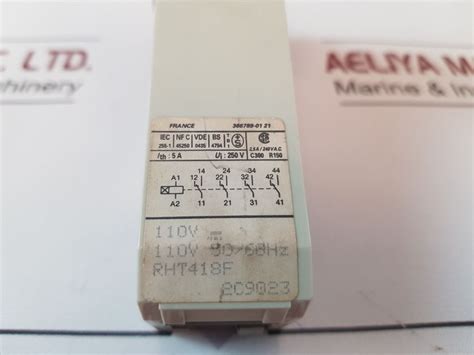 Telemecanique Rht 418F Time Delay Relay With Base – Aeliya Marine Tech