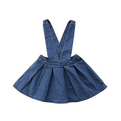 Kids Girl Denim Tutu Sling Skirts Baby Girls Blue ... – Vicedeal