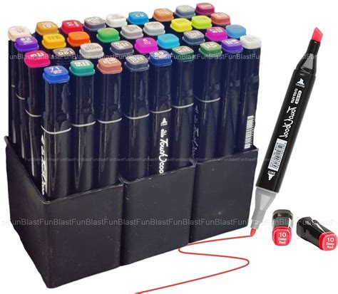 FunBlast Color Markers Twin Tip - Double Tip Markers for Artist, Sketch ...