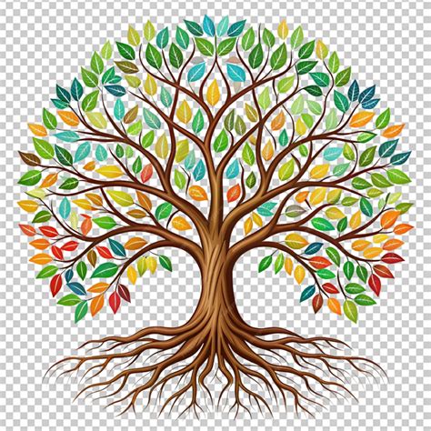 De un árbol de la vida clipart39 en un fondo transparente | Archivo PSD ...