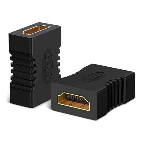 J&D 4K HDMI Coupler, 4K@60Hz HDMI Extender, (2 Pack) HDMI Female to ...