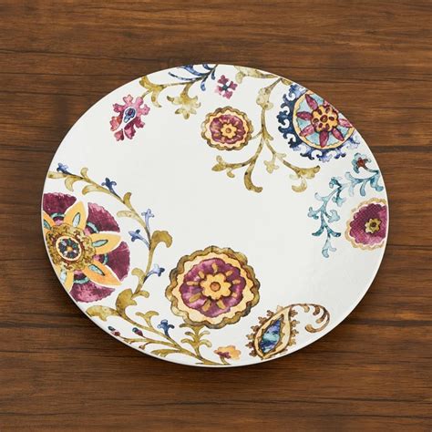 Buy Alora Fiore Multicolour Ironstone Printed Dinner Plate - 27.5cm ...