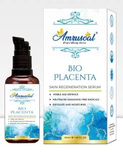 AMRUSOAL Bio placenta Face Serum for Brighten, Flawless Skin, Smooth ...