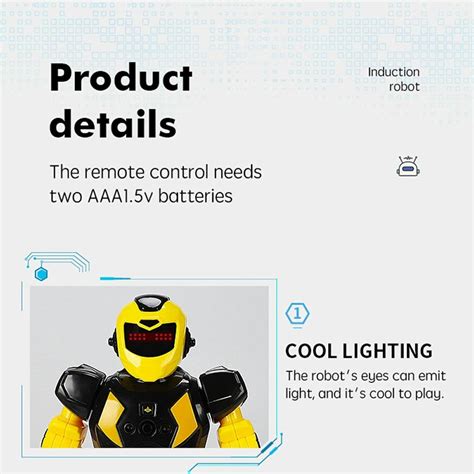 Buy pimelu Remote Control Robot for Children, Intellectual Gesture ...