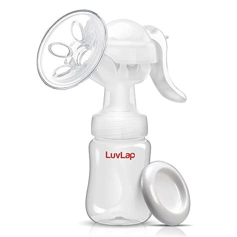 LuvLap Manual Breast Pump – 3 Level Suction Adjustment