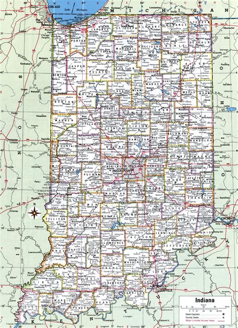 Map Of Northern Indiana Cities And Towns