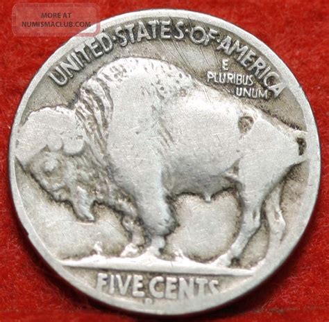 1919 - D Buffalo Nickel