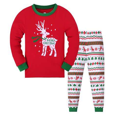 Bjutir Cute Boys Christmas Pajamas Little Girls Christmas Pajamas ...