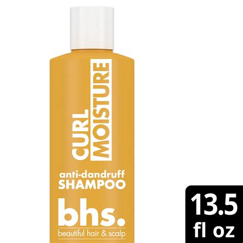 Buy BHS Anti-Dandruff Shampoo, Curl Moisture, Scalp Care Sulfate-Free ...