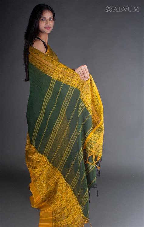 Begampuri Bengal Cotton Handloom Saree - 7768 – AEVUM