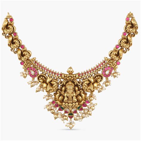 Shop Tarinika's Aditya Temple Antique Necklace | Indian Jewelry ...