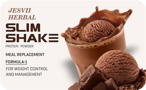 JASHVII HERBAL Slim Protein Powder Meal Replacement Shake | For Weight ...