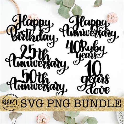 Buy Happy Anniversary Cake Topper Online In India - Etsy India