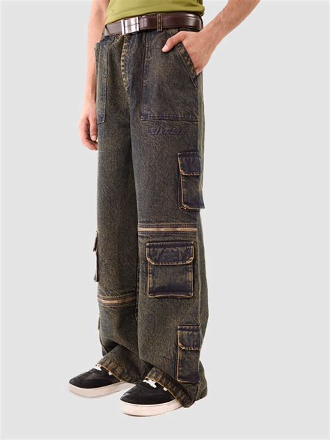 DENIM CARGOS IN HYDROUS – SIX5SIX STREET