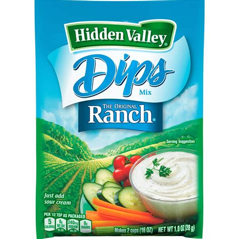 Hidden Valley Original Ranch Dips Mix - 1oz | Ranch dip, Hidden valley ...