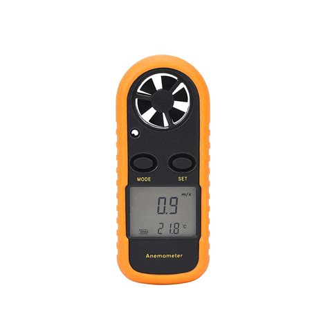 Thermomate anemometer wind speed meter With LCD Backlight Portable ...