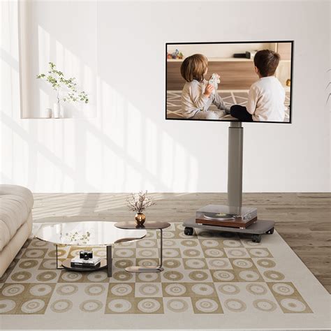 Tall Tv Stands For Living Room FITUEYES TV Stand For 32 - 70 Inch TVs ...